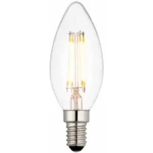 Loops - 4W E14 LED Vintage Filament Candle Bulb - Warm White - Indoor/Outdoor LED Lamp