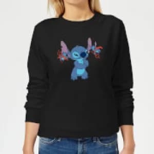 Disney Lilo And Stitch Little Devils Womens Sweatshirt - Black