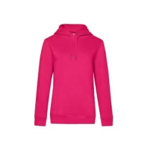 B&C Womens/Ladies Queen Hoody (M) (Magenta Pink)