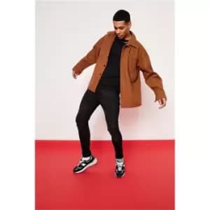 I Saw It First Camel Trucker Jacket - Brown