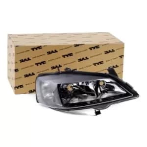 TYC Headlights Right 20-5487-18-2 Headlamp,Headlight OPEL,Astra G CC (T98),Astra G Caravan (T98),ASTRA G Cabriolet (F67),Astra G Coupe (T98)