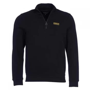 Barbour International Essential Half Zip - Black BK31