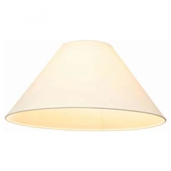 Robert Dyas Village At Home Cream Cotton Drum Shade - 10"