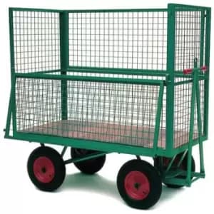 Slingsby Heavy Duty Turntable Trucks with Wooden Platforms, L X W - 1600 X 711 a