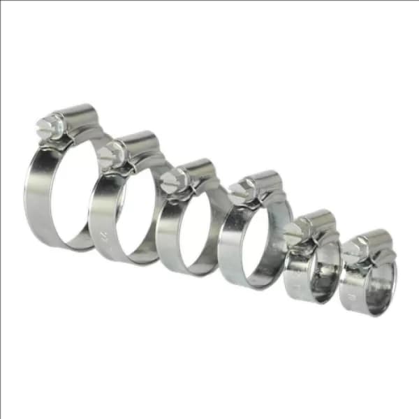 Genuine SEALEY SHCS1 Hose Clip Assortment 30pc Ø8-29mm Zinc Plated