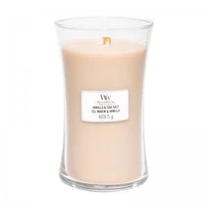 WoodWick Sea Salt Vanilla Large Jar Candle 609.5g