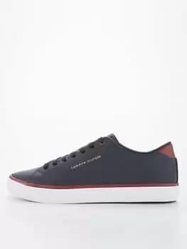 Tommy Hilfiger Mens Vulc Core Low Trainers - Navy, Size 42, Men