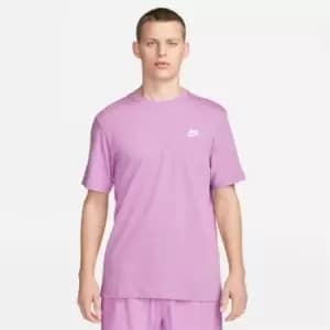 Nike Sportswear Club Mens T-Shirt - Purple