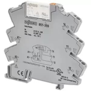 WAGO 857-359 24-230V AC/DC 6A SPDT-CO DIN Rail Mountable Relay Module