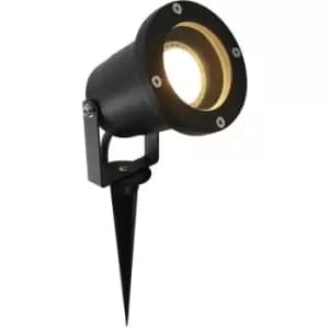 Netlighting Outdoor GU10 Spike Light Black Matt, Transparent Glass IP54
