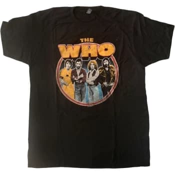 The Who - Band Circle Unisex Large T-Shirt - Black