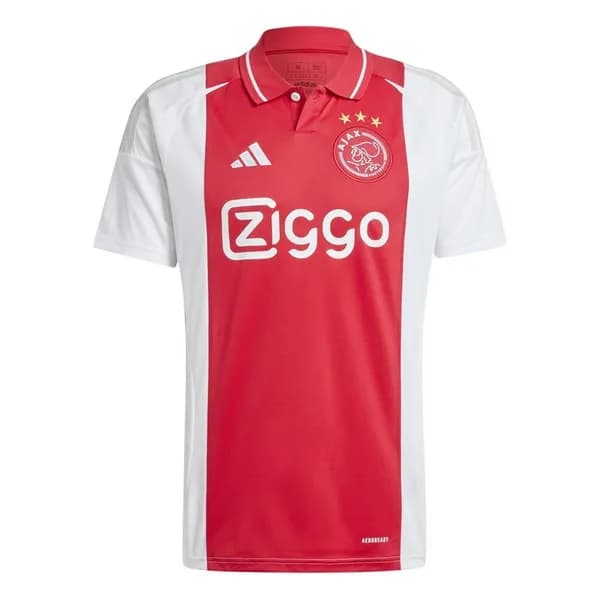 adidas Ajax Amsterdam Home Shirt 2024 2025 Adults Domestic Replica Shirts S White 36739401350