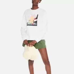 Ted Baker Ileana Printed Cotton-Jersey Top - UK 10