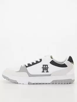 Tommy Hilfiger TH Basket Street Mix - White, Size 42, Men