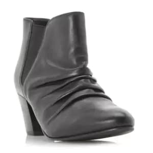 Linea Oslo Ruched Boots - Black