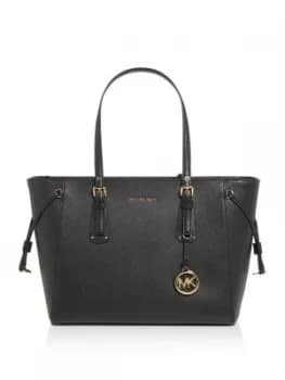 Michael Kors Voyager Medium Topzip Tote Bag Black