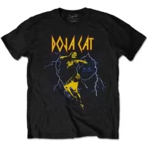 Doja Cat - Lightning Planet Her Unisex Large T-Shirt - Black