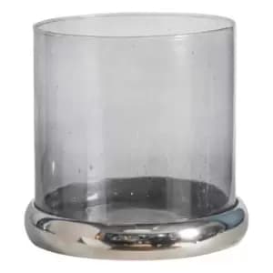 Gallery Interiors Candle Holder Viborg / Silver/Grey / Large