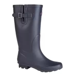 Stormwells Womens/Ladies Plain Wellington Boots (4 UK) (Navy/Red)