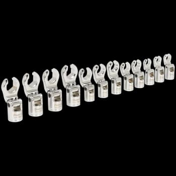 Sealey 12 Piece 3/8" Drive Flexible Crow Foot Spanner Set Metric 3/8"