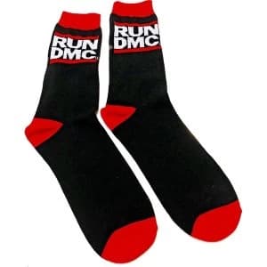 Run DMC - Logo Unisex Ankle Socks - Black