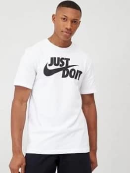 Nike Sportswear Just Do It Swoosh T-Shirt - White