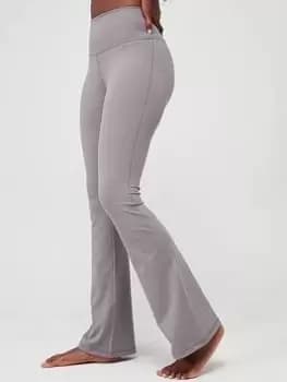 adidas Yoga Essentials Flared Leggings - Grey, Size 2XL, Women