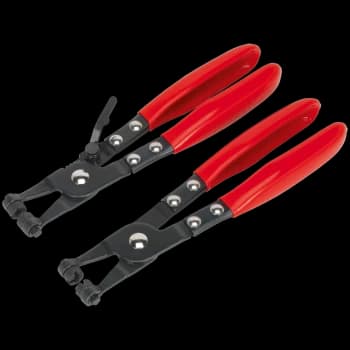 Sealey 2 Piece Hose Clip Plier Set