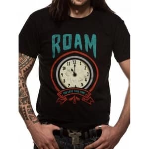 Roam - Time Mens X-Large T-Shirt - Black