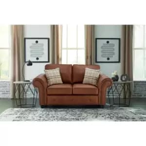 Oakana Luxury Bonded Leather 2 Seater Brown