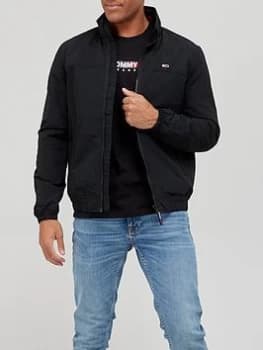 Tommy Jeans Essential Padded Jacket - Black, Size 2XL, Men
