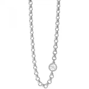 Ladies Guess Un4Gettable Silver Necklace