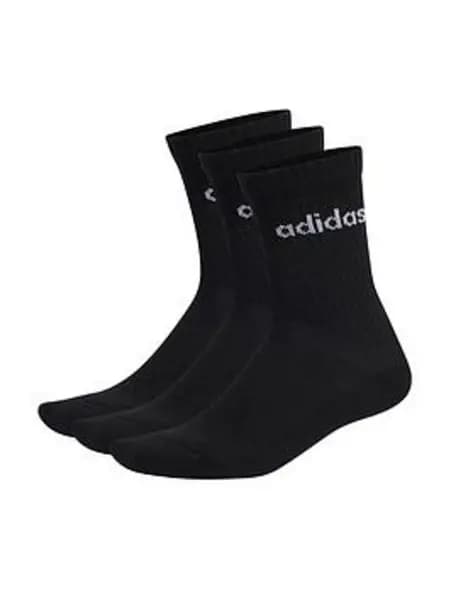 adidas Half-Cushioned Crew 3 Pack Socks - Size 11 - 14