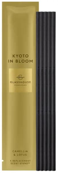 Glasshouse Replacement Scent Stems - Kyoto In Bloom (Camellia & Lotus)