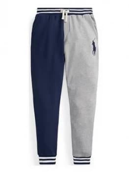 Ralph Lauren Boys Colourblock Big Pony Jogger - Navy