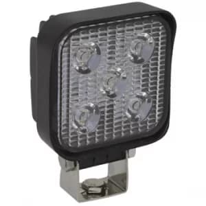 Sealey LED2S Mini Square Work Light with Mounting Bracket 15W LED