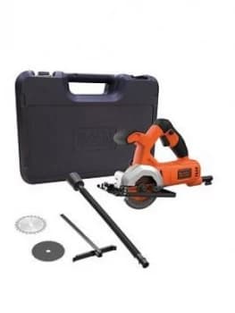Black & Decker Black + Decker Bes510K-Gb 400W Mini Circular Saw + Kit Box