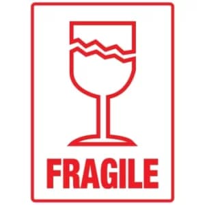 108X79MM Fragile Labels (ROLL-500)