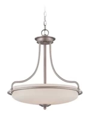 Griffin 4 Light Ceiling Pendant Antique Nickel, E27
