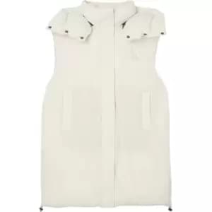 Calvin Klein Jeans LONG VEST - Cream