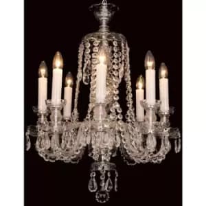 Impex Karvina Crystal 8 Arm Chandelier