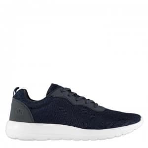 Tapout Clip Run Trainers Junior Boys - Navy/White