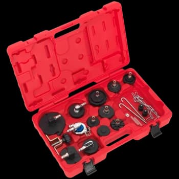 Sealey VS0204B Brake and Clutch Bleeder Cap Set