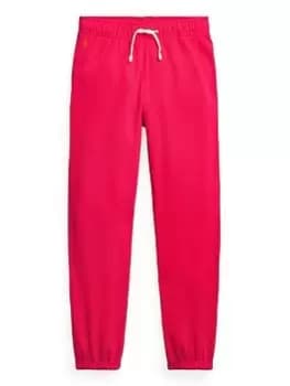 Ralph Lauren Girls Jog Pants - Bright Pink, Bright Pink, Size Age: 12-14 Years=L, Women