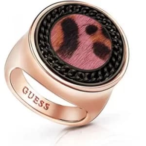 Ladies Guess Rose Gold Plated Animal Twist Ring
