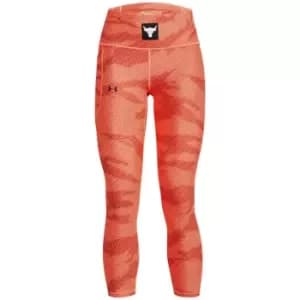 Under Armour Armour Project Rock Leggings Womens - Orange