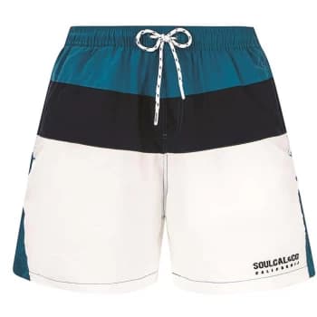 SoulCal Shorts - White 3 Stripe