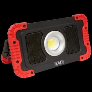 Sealey LED100WS Cordless Worklight Speaker and Power Bank
