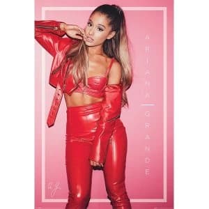 Ariana Grande Red Maxi Poster