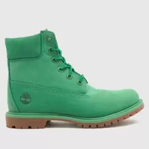 Timberland premium 6" boots in green